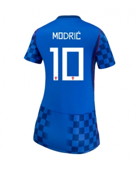 Billige Fotballdrakt Kroatia Luka Modric #10 Replika Bortedrakt Dame VM 2026 Kortermet Billige Fotballdrakt Kroatia Luka Modric #10 Replika Bortedrakt Dame VM 2026 Kortermet